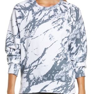 Zella tie dyed crewneck pullover